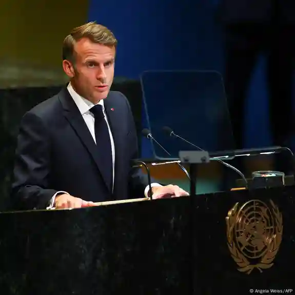 Macron  dio a conocer que Francia reconoce al Estado de Palestina 